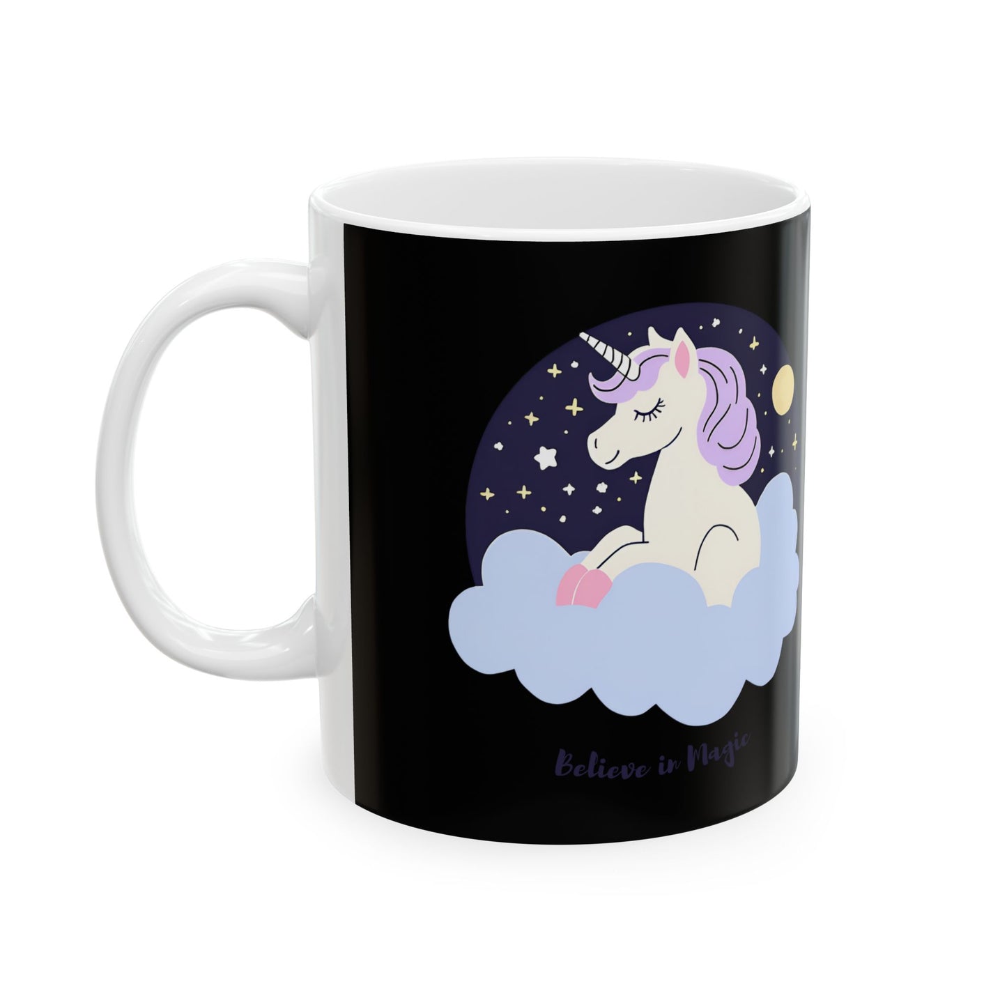 Unicorn Magic Ceramic Mug - Enchanting 11oz & 15oz Coffee Cup for Dreamers
